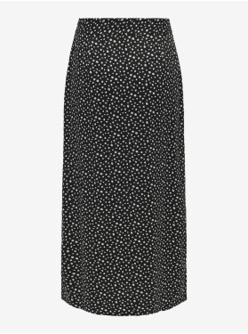 Černá puntíkovaná midi sukně ONLY Piper Dámské