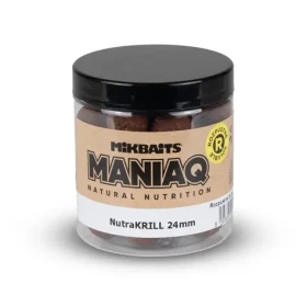 Mikbaits Boilies ManiaQ NutraKRILL rozpustné / Boilies / 24mm / 250ml (MC0116)
