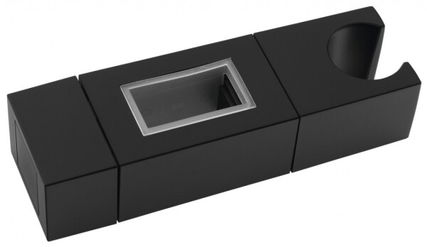 SAPHO - Držák pro sprchovou tyč 30x15, ABS/černá mat NDSC615