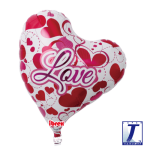 Balónek srdíčko Love 35 cm Balónek srdíčko Love 35 cm