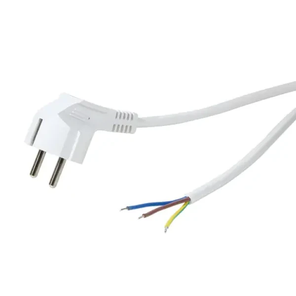 LogiLink napájecí kabel CEE7/7 - holé konce bílá / Napájecí kabel / 1,5 m (CP136)