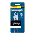 Wilkinson Essential 3 Hybrid holící strojek + 4 náhradní hlavice (WPS046)