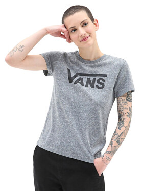 Vans FLYING CREW grey heather dámské tričko krátkým rukávem