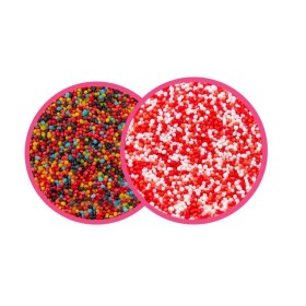 Cukrový máček SweetArt červený a bílý a Cars mix (2x90 g)