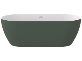 RAVAK - Freedom O Tec Volně stojící vana, 170x77 cm, Grey Green/bílá CD11200000