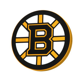 FanFave Cedule Boston Bruins NHL 3D Foam Logo