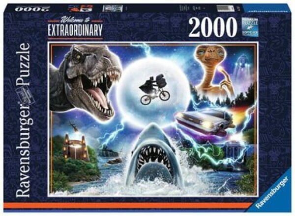 RAVENSBURGER Kultovní filmy Universal Amblin 2000 dílků