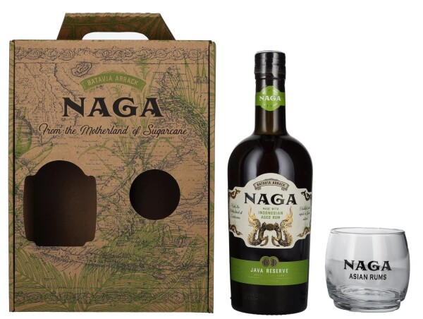 Naga Java Reserve 40% 0,7 l (dárkové balení 1 sklenice)