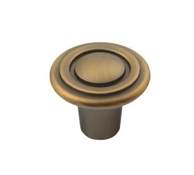 Sapho RETRO kovová knobka, průměr 30mm, bronz 12936