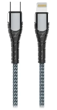 Colorway šedá / Datový kabel / USB-C - Lightning / 30W / 2 m (CW-CBPDCL036-GR)