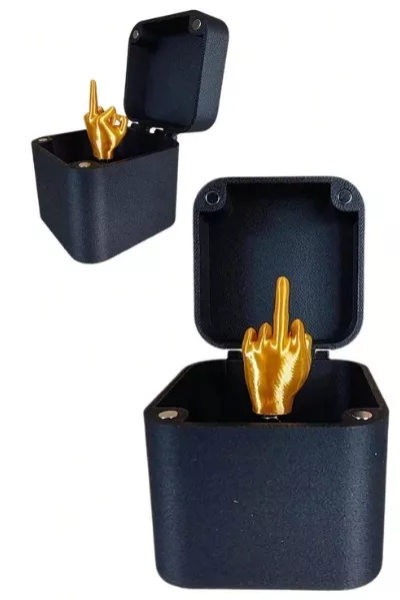 Dovoz Krabička s vyskakovacím prostředníčkem