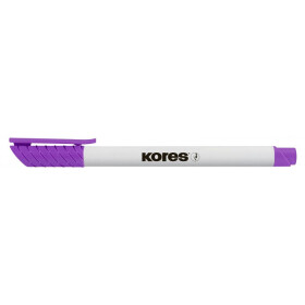 Popisovač na bílé tabule KORES K-Marker Whiteboard tenký fialový