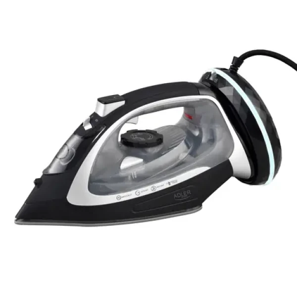 Adler AD 5043 černošedá / Žehlička / bezdrátová / 2800W / 30g/min (AD 5043)