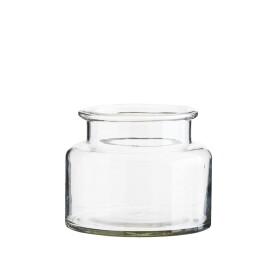 MADAM STOLTZ Skleněná váza Simply Clear, čirá barva, sklo