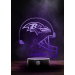 Cedule Baltimore Ravens NFL Helmet LED-Leuchtschild
