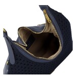 Stylová dámská háčkovaná kabelka Coveri Luna, modrá