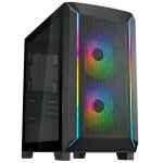 SilverStone FARA 312 černá / mATX / 2x USB-A 3.0 / 2x 140mm ARGB / bez zdroje / průhledná bočnice (SST-FA312Z-BG)