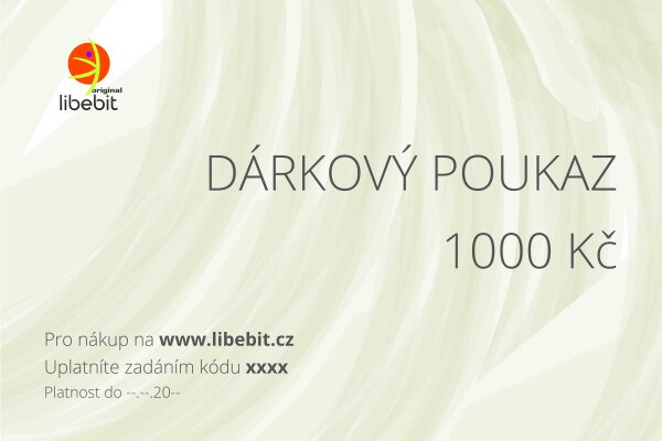 Dárkový poukaz v hodnotě 1000,- Kč