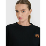 Dámské tričko oversize s potiskem a dlouhým rukávem 4F 4FWSS25TLONF393-20S m