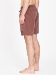 Volcom Center Trunk 17 Bordeaux Brown pánské koupací kraťasy - XL