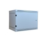 LEXI-Net 19" nástěnný rozvaděč 9U 600x400, nosnost 60 kg, plné dveře, svařovaný, šedý EDF_1030970