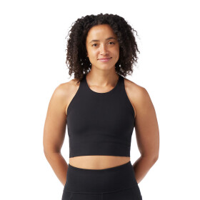Dámská merino podprsenka SMARTWOOL Women's Active Crop Bra, Black velikost: L