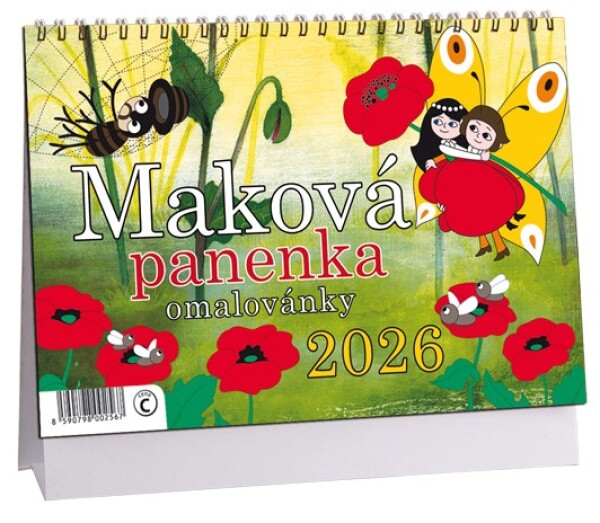 Stolní kalendář ARIA 2026 - Maková panenka