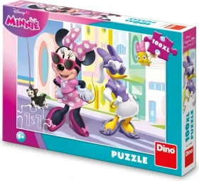 DINO Puzzle Minnie a Daisy ve městě XL