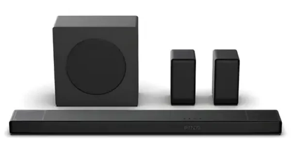 Hisense AX5140Q černá / Soundbar / 5.1.4 kanálů / 600 W / Dolby Atmos / Bluetooth 5.3 (6942351423456)
