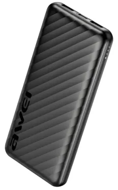 Awei P5K Pro černá / Powerbanka / 10000mAh / 2x USB-A / 5V/2,4A (P5K Pro)