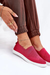Dámské slip-on tenisky Big Star – fuchsiové Velikost: 41