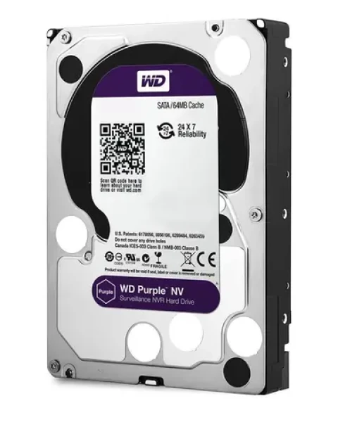 WD Purple 8TB / HDD / 3.5" SATA III / pro dohledová centra (WD80PURX)