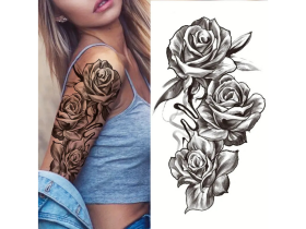 Dovoz Tetování růže Barva: 4