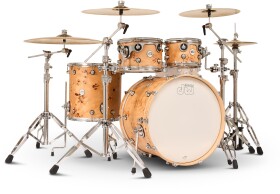 DW Design Series 4pc LTD Exotic Mapa Burl Over Birch