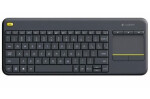 Logitech Wireless K400 Plus / Bezdrátová klávesnice / Touchpad / USB / DE (920-007127)