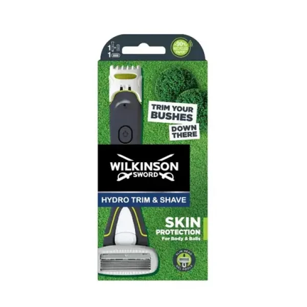 Wilkinson Hydro Body Balls Trimmer holící strojek + 1 náhradní hlavice (WPS049)