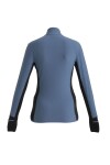 ICEBREAKER Wmns Descender LS Zip, Dawn/Black/Cb (vzorek) velikost: S