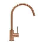 Dřezová baterie SAT Aurum s otočným ramínkem broušená rose gold SATBAUR280BRG SATBAUR280BRG
