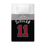 Deka Chicago Bulls NBA DeMar DeRozan Sleep Squad Throw 152 x 203 cm