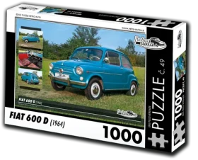 RETRO-AUTA Puzzle č. 49 Fiat 600 D (1964)