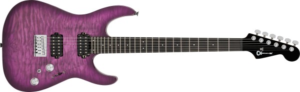 Charvel Pro-Mod Plus DK24 HH HT EB QM EBY Violet Radiance