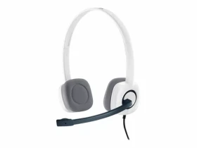 Logitech Stereo Headset H150 Coconut / sluchátka s mikrofonem (981000350)
