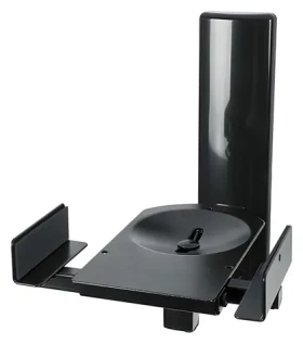 B-Tech Ventry černá / Nástěnný držák reproduktorů / do 25 kg / náklon a natočení / pár (1MBTG011)