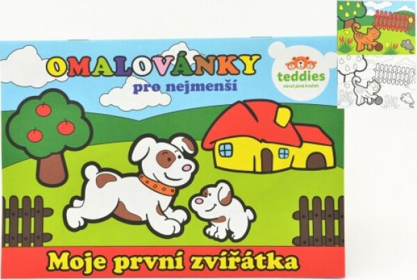 Moje první zvířátka Omalovánky