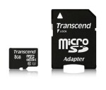 TRANSCEND MicroSDHC karta 8GB Premium, Class 10 UHS-I 300x + adaptér EDF_325078