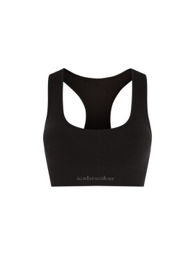 Dámská merino podprsenka ICEBREAKER Wmns 260 Zoneknit Seamless Bra, Black velikost: S
