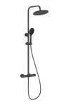 Kielle - Oudee I Sprchový set s termostatem, 25 cm, 3 proudy, gun grey 20633007E