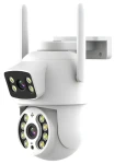 IMMAX NEO LITE SMART Security DOUBLE / Venkovní IP kamera / P/T 355°/90° / Wi-Fi / 2× 2MP / ONVIF / TUYA (07783L)