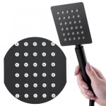 Erga Dual, podomítková sprchová souprava s dešťovou hlavicí 30x30 cm, i-BOX instalační systém, černá matná, ERG-YKA-BP.DUAL30-BLK