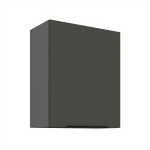 Horní skříňka Aria ANT 60 G-72 1F Barva korpusu: Antracit, Barva dvířek: WH - Crystal white AFM